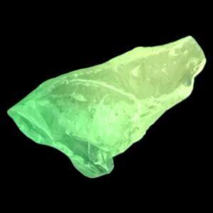 Turquoise Translucent Art Glass Cullet Glowing Manganese Slag‎ Glass #5GL91